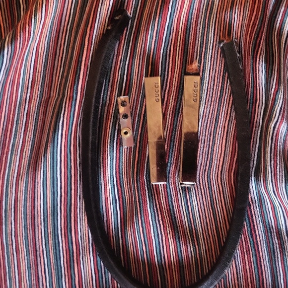 Vintage Gucci Black Leather Shoulder Bag - Picture 14 of 14